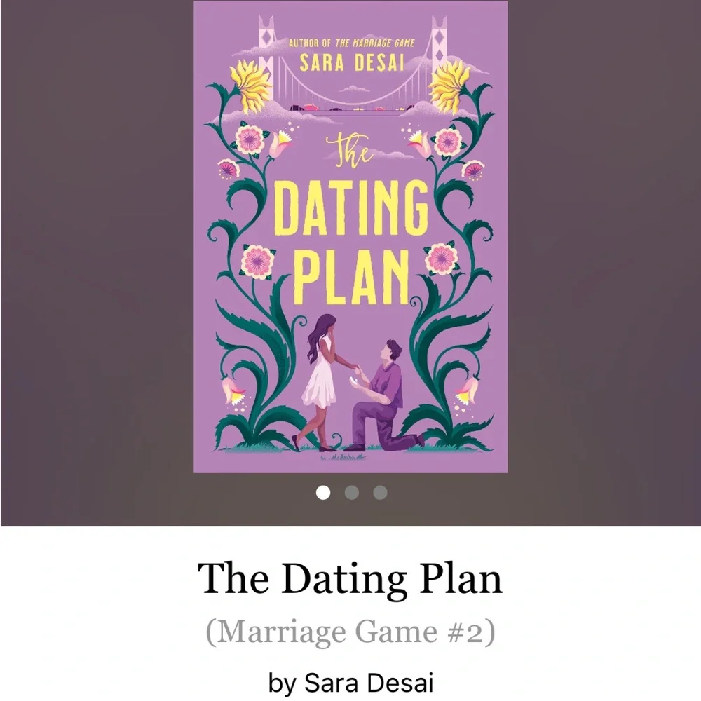 The Dating Plan by Sara Desai BOTM Hardcover Book